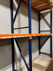 Pallet Racking Full Setup - 12' tall x 16' long x 36" wide/deep