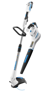 lot 17 image: HART 20-Volt Cordless Hybrid 12-inch String TrimmerEdger and Blower Kit (1) 2.0Ah Lithium-Ion Battery (1) 4Ah Lithium-Ion Battery & Charger