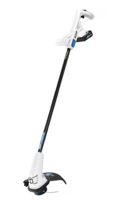 lot 34 image: HART 20-Volt 10-inch Cordless String Trimmer Kit, (1) 2.0Ah Lithium-Ion Battery (1) Charger