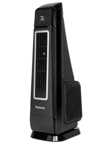 lot 203 image: Holmes 30� ExtremeBreeze High Velocity Tower Fan with Programmable Thermostat and 3 Speeds, Black