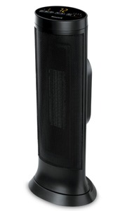 lot 211 image: Honeywell Slim Ceramic Tower Whole Room Heater in Black, HCE317B