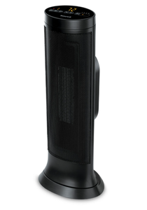 lot 214 image: Honeywell Slim Ceramic Tower Whole Room Heater in Black, HCE317B