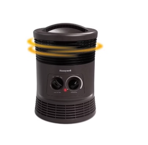 lot 223 image: Honeywell HHF360B 1500W 360 Surround Indoor Heater Black Portable Space Heater for Bedroom, ETL Listed, Fan Driven