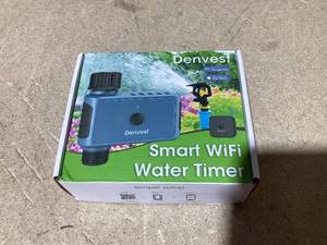 lot 104 image: Denvest Smart Wifi Water Timer SGW05W-BE (Missing Hose Connector)