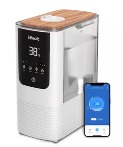 lot 45 image: LEVOIT 1.9 Gal. Smart Warm and Cool Mist Top-Filled Ultrasonic Humidifier and Diffuser with Ambient Light up to 430 sq. ft.