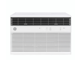 lot 62 image: GE 14,000 BTU Smart Electronic Window Air Conditioner for Large Rooms up to 700 sq. ft.Model # AWCS14WWT (Minor Transit Damage, Back )