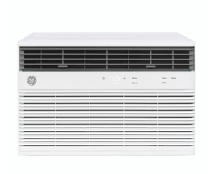 lot 67 image: GE 10,000 BTU Smart Electronic Window Air Conditioner for Medium Rooms up to 450 sq. ft. Model # AWCS10WWT1 (Minor Transit Damage, Missing 1 Window Extender)