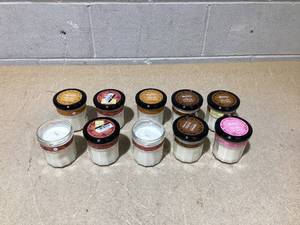 lot 42 image: LOT OF 10 Meyers Clean Day Soy Candles (2 Missing Lids)
