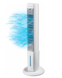 lot 110 image: Arctic Air Tower Indoor Evaporative 38 Cooler with Oscillating, Auto-Off Timer, 4 Fan Speeds, Fan for Bedroom, Living Room, Office & More,White