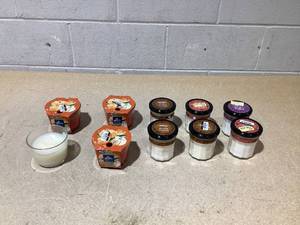 lot 93 image: LOT OF 10 Meyers Soy & Glade Pumpkin And Ginger Candles