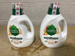 lot 120 image: LOT OF 2 Seventh Generation Liquid Laundry Detergent