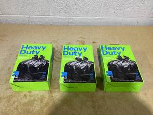 lot 128 image: LOT OF 3 up&up Heavy Duty Trash Bags