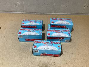 lot 133 image: LOT OF 5 up&up Trash Bags