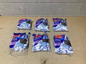 lot 143 image: LOT OF 6 Rinse Clean Deep Clean Mop Refills (Single Packs)