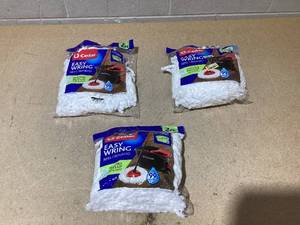 lot 145 image: LOT OF 3 Easy Wring Microfiber Mop Refills (2 Packs)