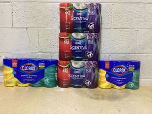 lot 168 image: LOT OF 5 Clorox Disinfecting Wipes