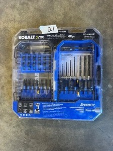 lot 21 image: Kobalt Impact Drill and driver bit set