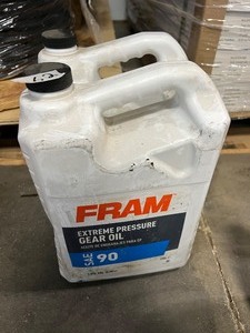 lot 62 image: 2 - Gallon Jugs - FRAM - Extreme Pressure Gear Oil - SAE 90