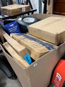 Pallet Sale!! - pallet of Random items - tires - water filters - Baby swing and more