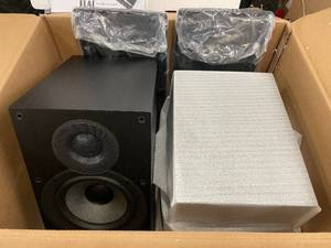 ELAC Debut 2.0 B6.2 Bookshelf Speakers - DB62-BK, Black Pair