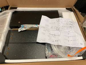 lot 7 image: Black 3 Shelf Cabinet Module - 55 x 43.5 x 26 cm, 26 kg Net (1 PCSCTN)