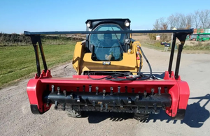 lot 35 image: Brand New 2025 GIYI Model GY72X Universal Mount Bobcat Skid Loader Skid Steer 72 Mulching Attachment