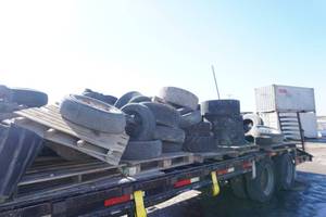 lot 58 image: Large Lot of Used Skid Loader, Telehandler and Truck Tires