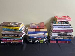 lot 25 image: Assorted Books - 3 Stacks, Paperback & Hardcover