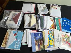 lot 29 image: Blank Greeting Cards - Holiday & Christmas Assortment