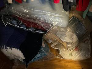 lot 45 image: Lot of Throws & Blankets Inc Charter Club Microlux Silver Collection StandardQueen Pillow