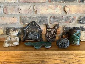 lot 57 image: Lot of VTG Figurines Made of Misc Textures