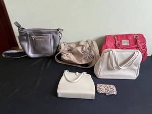 lot 97 image: Liz Claiborne & Nicole by Nicole Miller Handbags - Assorted Designer Purses