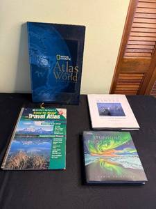 lot 127 image: National Geographic Atlas of the World - Eighth Edition, Rand McNally Travel Atlas Spirit of Winter