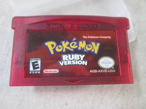 lot 1 image: (CNTR) Nintendo Pokemon Ruby Versio...