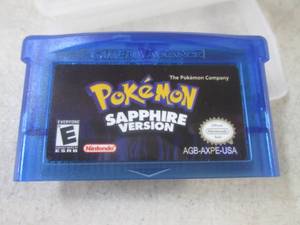 lot 3 image: (CNTR) Nintendo Pokemon Sapphire Ve...