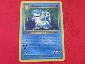 lot 10 image: (CNTR) Pokemon Blastoise Holo 2102...