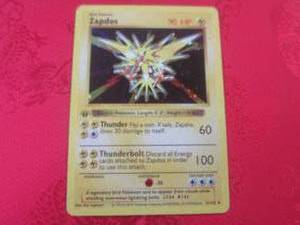 lot 15 image: (CNTR) Pokemon Zapdos Holo 16102 C...
