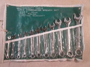 lot 30 image: (EC1) 11pc Wrench Set Metric 8-22mm...