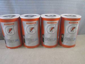 lot 49 image: (C-2) 4 Large Containers of Gatorad...