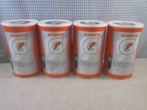 lot 50 image: (C-2) 4 Large Containers of Gatorad...