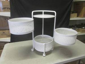 lot 71 image: (EW4) Metal 3-Tier Kitchen Storage ...