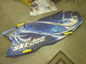lot 96 image: (BS) Ski-Doo Foam 2-Person Snow Sle...