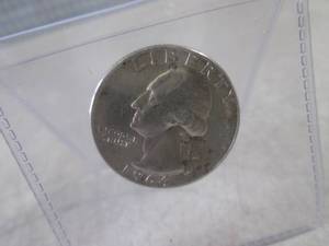 lot 121 image: (CNTR) 1964-D Quarter - 90% Silver...