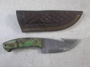 lot 129 image: (CNTR) Hand Crafted 7.5 Damascus S...