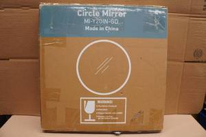 lot 85 image: 20 Gold Circle Mirror