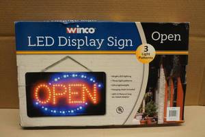 lot 94 image: Winco LED Display Sign Open