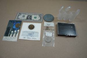 lot 115 image: Novelty Items and Coin Storage Tubes