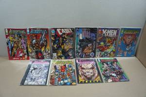 lot 139 image: 10 Comic Books - Bloodstrike, Cable, X-Men