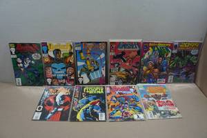 lot 140 image: 10 Comic Books - Punisher, Iron Man