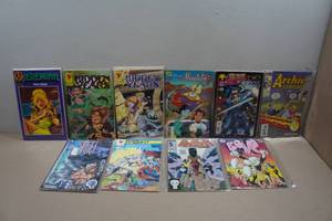 lot 143 image: 10 Comic Books - Jeremiah, Hidden Years, Aladdin, Archie